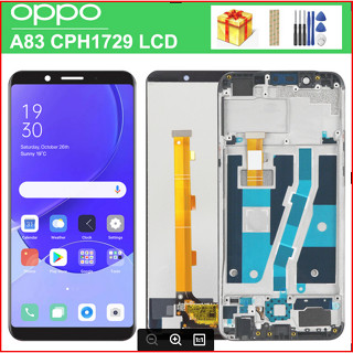 อะไหล่หน้าจอสัมผัส LCD 5.7 นิ้ว ของแท้ 100% สําหรับ Oppo A83 Oppo A83 CPH1726