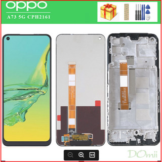 Origianl อะไหล่หน้าจอสัมผัส LCD 6.5 นิ้ว แบบเปลี่ยน สําหรับ OPPO A73 5G CPH2161