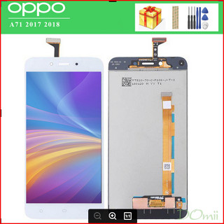 แผงหน้าจอสัมผัส LCD 5.2 นิ้ว สําหรับ OPPO A71 2017 2018 CPH1717 CPH1801