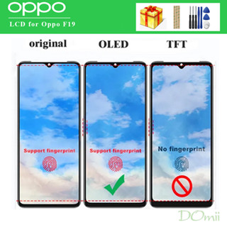 อะไหล่หน้าจอสัมผัสดิจิทัล LCD OLED TFT 6.43 นิ้ว สําหรับ OPPO F19 OPPO CHP2219