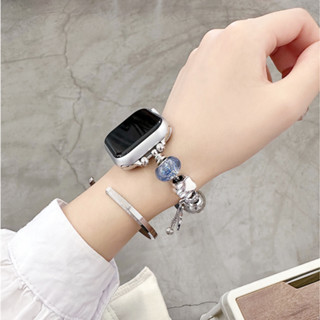 สายนาฬิกาข้อมือ โลหะไทเทเนียมอัลลอย หรูหรา สําหรับ Apple Watch Series 8 7 ultra 6 se 5 4 3 2 1 41 มม. 45 มม. 49 มม. 40 มม. 44 มม. 38 มม. 42 มม.