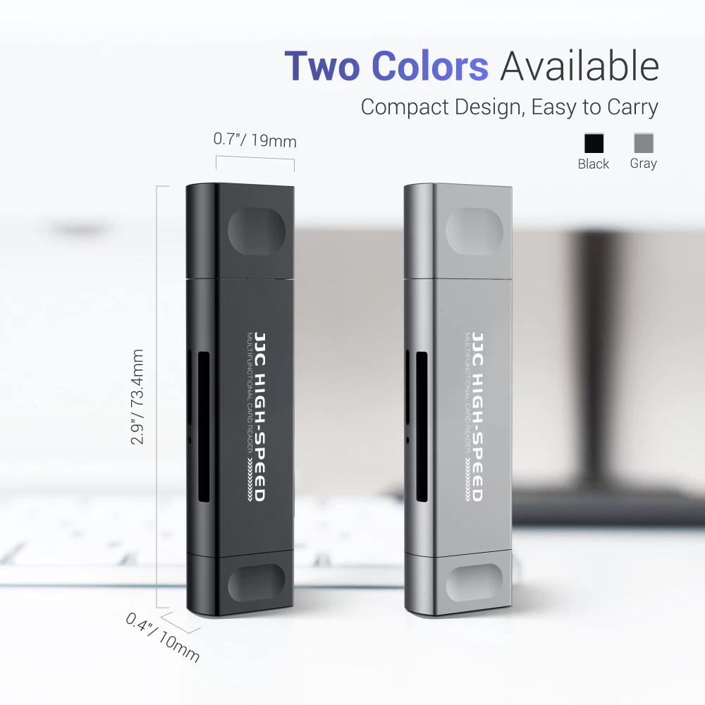 JJC Card Reader เครื่องอ่านการ์ดสมาร์ทโฟน Apple Lightning Android Type-C USB สําหรับการ์ดหน่วยความจํา SD SDHC SDXC MicroSD MicroSDHC MicroSDXC TF สำหรับ Apple 17 16 15 14 13 12 Pro Max Plus Mini thumbnail 10