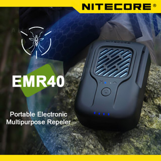 Nitecore EMR40 เครื่องไล่ยุง แบบพกพา ชาร์จ USB-C มีแบตเตอรี่ในตัว 165℃ พาวเวอร์แบงค์ 10W สําหรับเดินเล่น ตั้งแคมป์ สุนัข