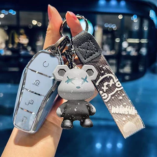 Byd key case byd atto3 dolphin E2 selicion 07 shark key case atto3 พวงกุญแจน่ารัก key case byd cover