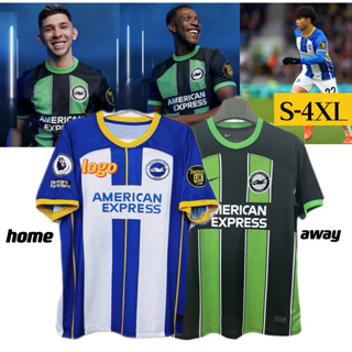 เสื้อกีฬาแขนสั้น ลายทีมชาติฟุตบอล Brighton 23-24 24-48 ชั่วโมง ไซซ์ S-4XL