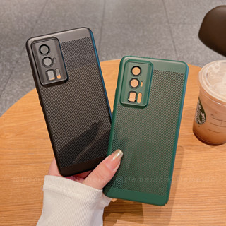 สําหรับ Xiaomi Poco F5 Pro เคส ไม่มีกรอบ พลาสติก ระบายความร้อน บาง เคสโทรศัพท์