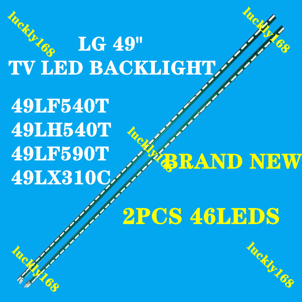 ใหม่ 2PCS LG 49 "TV LED BACKLIGHT 49LF540 49LH540 49LF590 49LX310 49LF540T 49LF590T 49LX310C 49LF