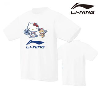 Li Ning ใหม่ เสื้อยืดลําลอง แขนสั้น ลายแบดมินตัน เทนนิส แบบแห้งเร็ว สําหรับผู้ชาย และผู้หญิง เหมาะกับการเล่นกีฬา 2021