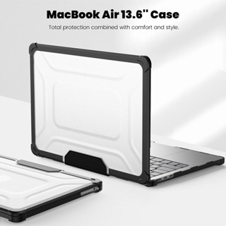 เคสแล็ปท็อป แบบสองชั้น กันฝุ่น กันกระแทก สําหรับ MacBook Air 13.6 นิ้ว 2022 M2 A2681