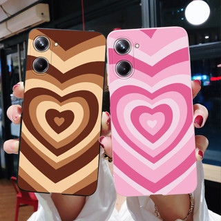 เคสโทรศัพท์ซิลิโคน TPU แบบนิ่ม พิมพ์ลายหัวใจ สําหรับ Realme 10 2022 Realme 10 Pro Plus Realme10 4G RMX3630