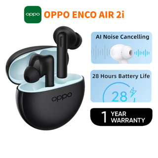 Oppo ENCO Air 2i TWS หูฟังไร้สาย บลูทูธ 5.2 AI ตัดเสียงรบกวน IP4 กันน้ํา สําหรับ OPPO Reno 4 PRO