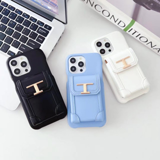 สินค้าพร้อมส่ง ได้รับการรับรองโดย Xiao Zhan แบรนด์อินเทรนด์ Tods กระเป๋าใส่บัตรหนัง เคสโทรศัพท์. ป้องกันการหล่นและกันลื่น เคสไอโฟน สําหรับ iPhone14.14pro.14plus.14proMax.13.13pro.13proMax.1212pro.12proMax.11.11pro.11proMax.