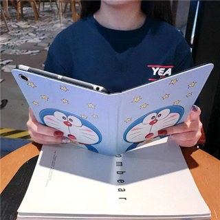 【Doraemon】For ipad cover เคสไอแพด ลายการ์ตูน iPad-Mini 1 2 3 4 5 / iPad 2 3 4 / iPad Pro 9.7 Air1 Air2 / iPad Pro 10.5 / 10.2 Smart Case