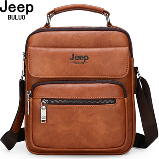 Jeep กระเป๋าสะพายไหล่ กระเป๋าเมสเซนเจอร์ หนังเทียม ขนาด 9.7 นิ้ว สําหรับ IPad