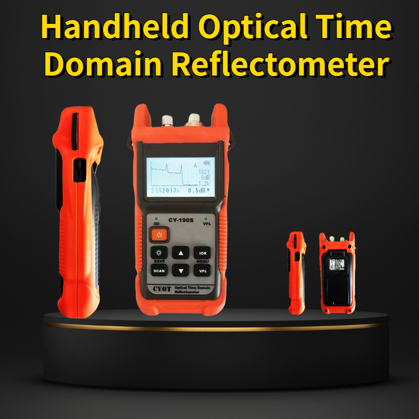 มือถือ OTDR CY190S MINI OTDR VFL ไฟเบอร์ Optical Ranger Visual สายอิเล็กทรอนิกส์ Fault Locator Visua