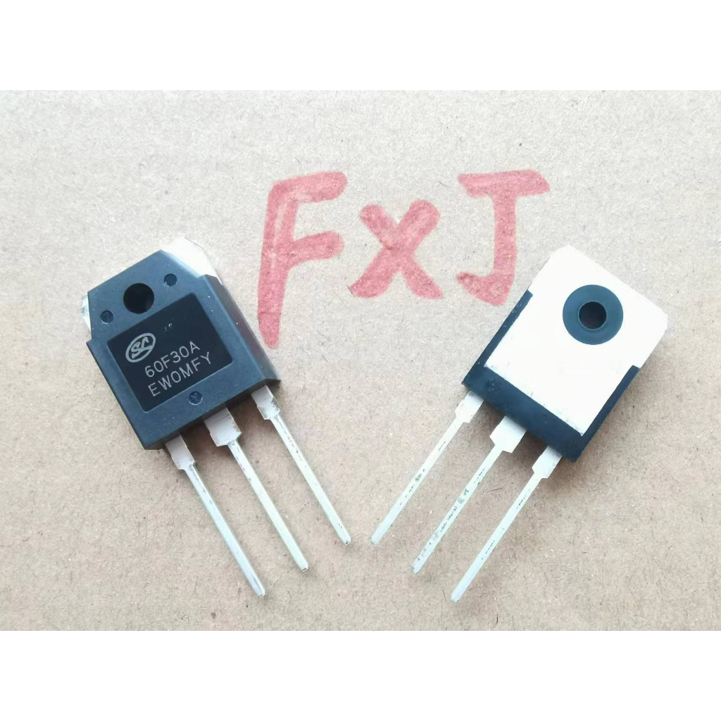 ((10 ชิ้น) SFR60F30APN 60F30A เครื่องเชื่อม Quick Recovery Diode TO-3P 300V60A