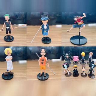 โมเดลฟิกเกอร์ Pvc อนิเมะ One Piece Tony Tony Chopper Usopp Brook Sanji Monkey D Luffy Sabo ขนาด 7 ซม.-11 ซม.-13 ซม. 8 ชิ้น 1 ชิ้น