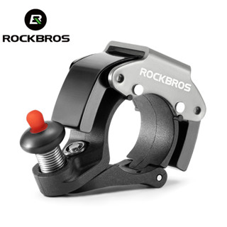 Rockbros กระดิ่งเสียงดัง 100db ขนาดเล็ก แบบพกพา ทนทาน อุปกรณ์เสริม สําหรับจักรยานเสือภูเขา