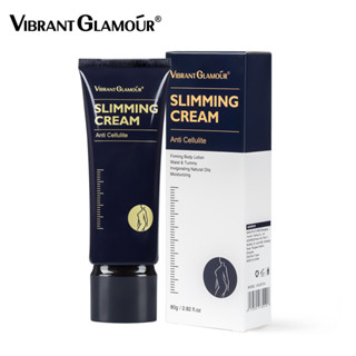 VIBRANT GLAMOUR FDA ครีมคาเฟอีน กระชับสัดส่วนร่างกาย ช่วยลดน้ําหนัก เร่งการเผาผลาญไขมัน ให้ความชุ่มชื้น กระชับสัดส่วน ขนาด 80 กรัม