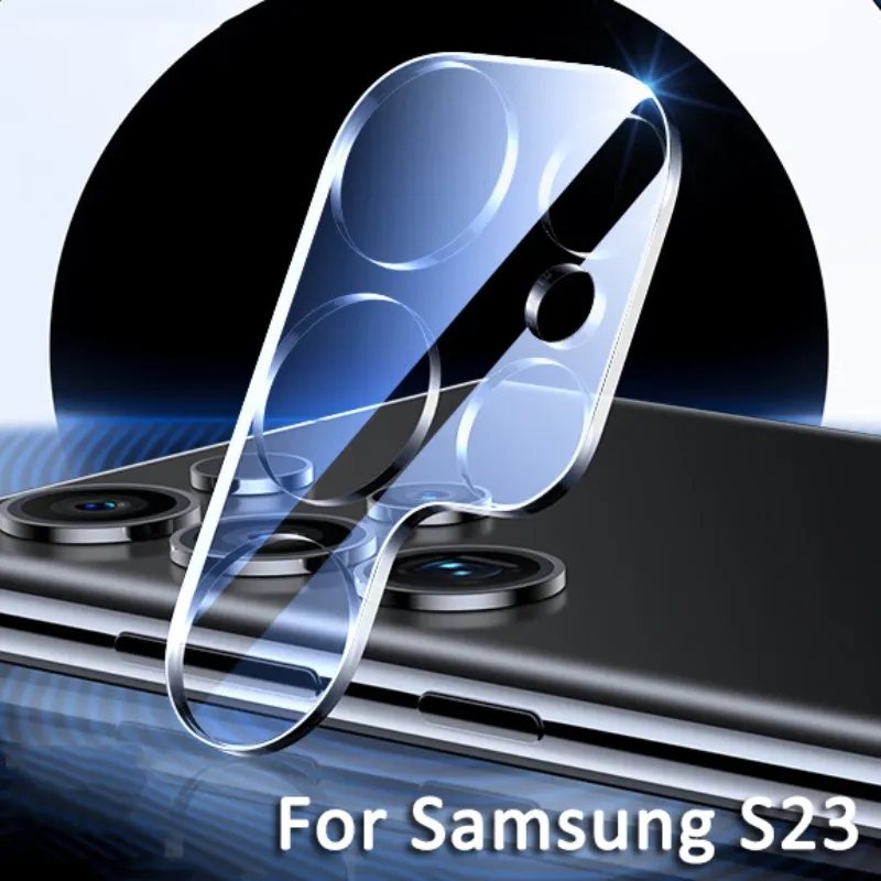 ตัวป้องกันเลนส์กล้องฟิล์มกระจกนิรภัยสำหรับ Samsung S24 S23 FE S22 Ultra S21 S20 FE Note 20 Ultra S10e S10 Plus S9 S8 Note 10 Lite 9 8 Plus