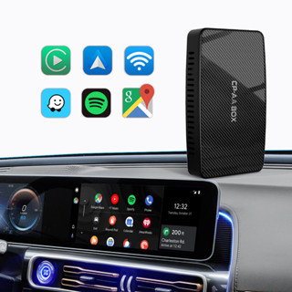 Ottocast U2 X PRO กล่องเครื่องเล่นมัลติมีเดียไร้สาย เครื่องเล่นมัลติมีเดีย 2 In 1 สําหรับ Toyota KIA Android