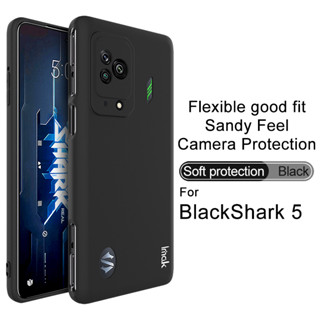 Imak BlackShark 5 เคสโทรศัพท์ TPU นิ่ม สีพื้น เรียบง่าย บางพิเศษ กันกระแทก Phone Case