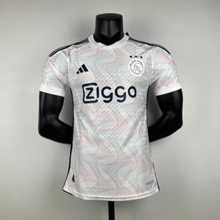 เสื้อกีฬาแขนสั้น ลายทีมชาติฟุตบอล Ajax Player Version 2023-24 ชุดเยือน