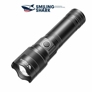 Smiling Shark SD5029 ไฟฉาย LED M80 6000lm ไฟฉาย USB แบบชาร์จไฟได้กันน้ำ Zoomable Camping เดินป่าปลาไฟทำงานแสงสว่าง