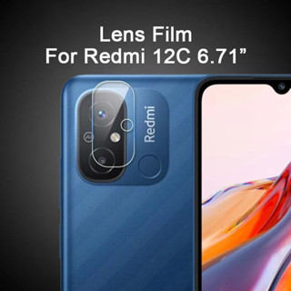 ตัวป้องกันเลนส์กล้องฟิล์มกระจกนิรภัยสำหรับ Redmi 12C 12 A1 A2 Plus 10C 10A 10 2022 9C 9i 9A 9T 9 8A 8 7A 7