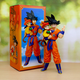 โมเดลฟิกเกอร์ PVC อนิเมะดราก้อนบอล Z Son Goku Hug Son Gohan Kakarotto Father And Son ขนาด 30 ซม. ของขวัญ ของเล่นสําหรับเด็ก