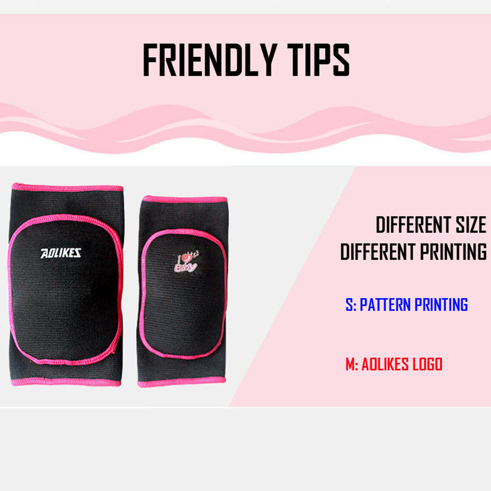 Aolikes 1 คู่ เด็ก ฟองน้ํา สนับเข่า ซัพพอร์ต เต้นรํา วอลเลย์บอล เทนนิส สนับเข่า กีฬา ยิม สนับเข่า เด็ก ป้องกันเข่า - รูปที่ 2