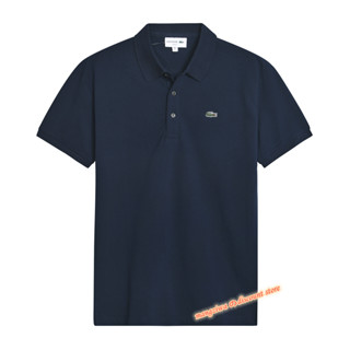 Lacoste เสื้อโปโล สีน้ําเงินเข้ม สําหรับผู้ชาย