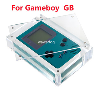 กล่องเก็บคอนโซลแม่เหล็ก อะคริลิค ความโปร่งใสสูง สําหรับ Game Boy GB เคสป้องกัน