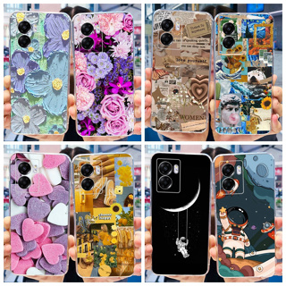 เคสโทรศัพท์มือถือแบบนิ่ม ลายดอกไม้ CPH2387 สําหรับ OPPO A57 4G 2022 A77 4G A77S A57S A57E CPH2385 CPH2473