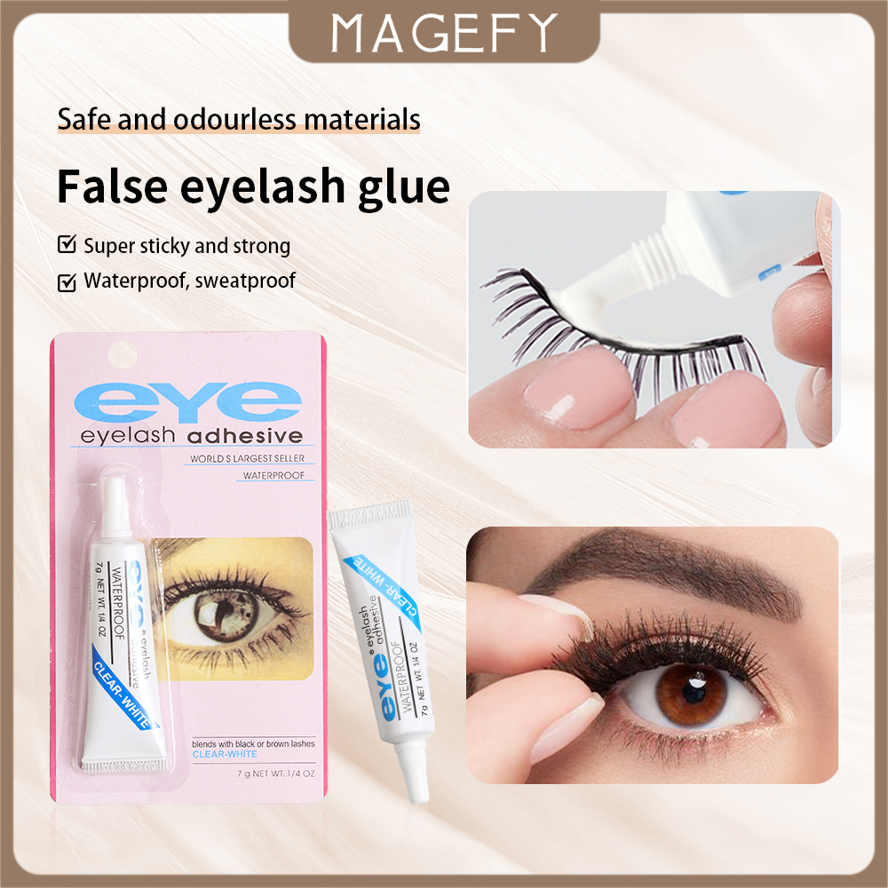MAGEFY 9ml กาวต่อขนตาถาวร กาวสำหรับขนตาแห้งเร็วกันน้ำแห้งเร็วไม่ทำให้เกิด อันตรายต่อผิว