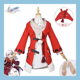 Honkai: Star Rail Clara cosplay Costume ขนาดพลัส เสื้อผ้าคอสเพลย์ เกมอนิเมะ สําหรับผู้หญิง plus size Anime Halloween Party game womens clothing COS  Full Set Pioneer 崩坏星穹铁道克拉拉开拓者