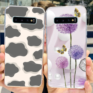 เคสโทรศัพท์มือถือ TPU แบบนิ่ม ลายดอกแดนดิไลออน สําหรับ Samsung Galaxy S10 Plus SM-G975F S10 Plus S10+