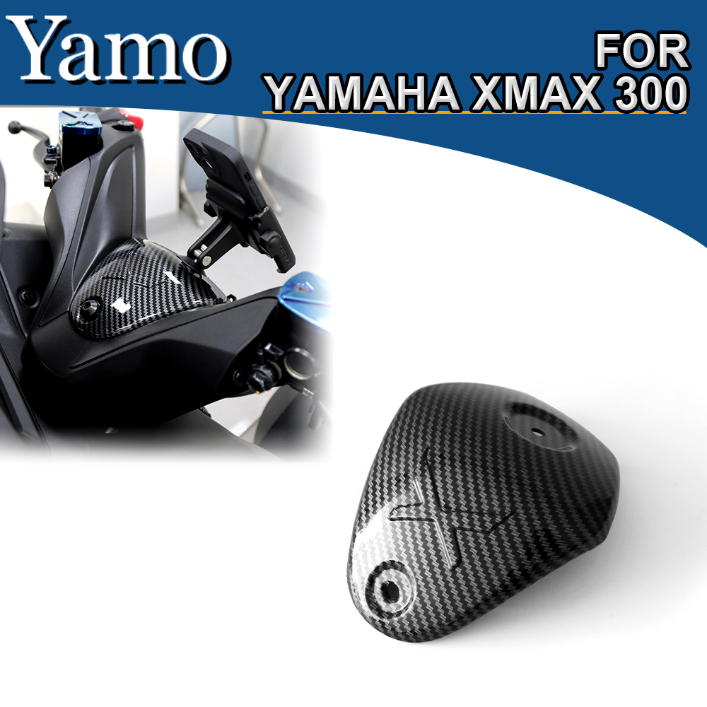 ฝาครอบแฮนด์บาร์ คาร์บอนไฟเบอร์ สําหรับ YAMAHA XMAX300 2017-2023 X-MAX 300