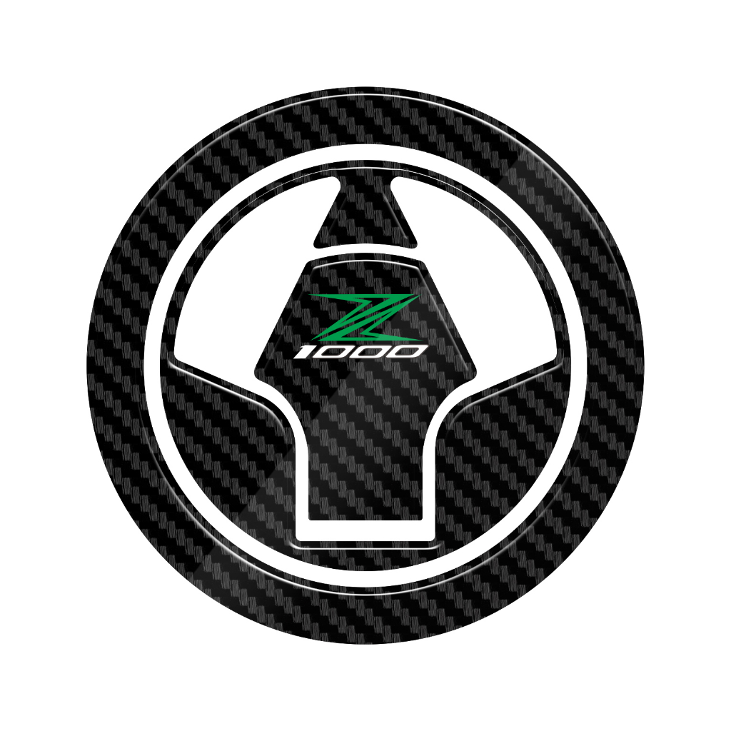 สําหรับ KAWASAKI Z1000 Z 1000 Z800 Z 800 รถจักรยานยนต์คาร์บอนไฟเบอร์การใช้แก๊สน้ํามันหมวกถัง Pad Tan