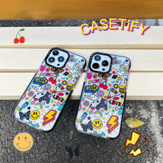 CASE.TIFY Air cushion protection Phone Case for iphone 14 14plus 14pro 14promax 13 13pro 13promax 12 12pro 12promax cute for iphone 11 11promax x xr xsmax 7+ 8+ Cartoon phone case cute INS style popular Anti-drop anti-skid girl phone case cartoon label