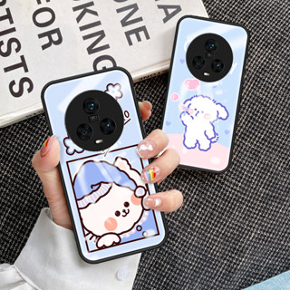 เคสโทรศัพท์มือถือกระจกนิรภัย TPU แบบนิ่ม ขอบแข็ง กันกระแทก สําหรับ Honor Magic 5 Honor Magic 5 เคส