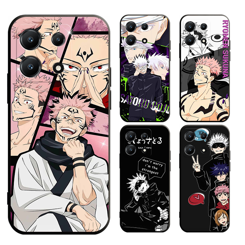 เคส infinix note zero 40 30 pro plus + vip x6850 x6851 x6851b X6731 4G 5G นิ่ม ลาย The Satoru Gojo สําหรับ