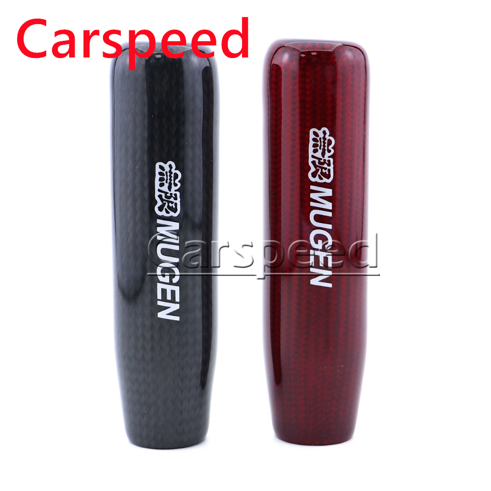 Mugen 13 ซม.คาร์บอนไฟเบอร์ MT เกียร์ Shift Knob สําหรับ Honda Fit Civic FD2 FN2 EP3 TYPE R DC2 DC5 A