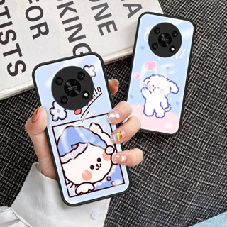 เคสโทรศัพท์มือถือกระจกนิรภัย TPU แบบนิ่ม กันกระแทก สําหรับ Honor X9 5G Honor X9 5G