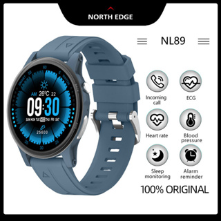 【พร้อมส่ง】NORTH Edge NL89 ECG สมาร์ทวอทช์ HR BP SPO2 บลูทูธ IP67 เข้ากันได้กับ IOS และ Android