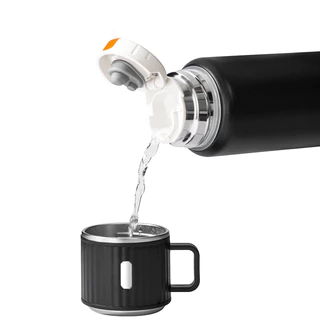 Diller กระติกน้ําสูญญากาศ Thermos 316 ขวดน้ําดื่มสแตนเลสพร้อมตัวกรอง 500/730ml MLH9119
