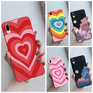 เคสโทรศัพท์ซิลิโคน TPU แบบนิ่ม ลายหัวใจ สําหรับ Vivo Y97 Y93s Y93s Y97