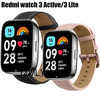 สําหรับ Redmi Watch 3 Active lite สายสมาร์ทวอทช์ สายหนังนิ่ม ผู้หญิง ผู้ชาย เข็มขัด