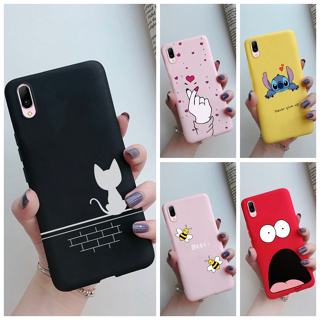 เคสโทรศัพท์มือถือ TPU นิ่ม กันกระแทก ปิดด้านหลัง ลายการ์ตูนน่ารัก สีแคนดี้ สําหรับ Vivo Y97 Y93s