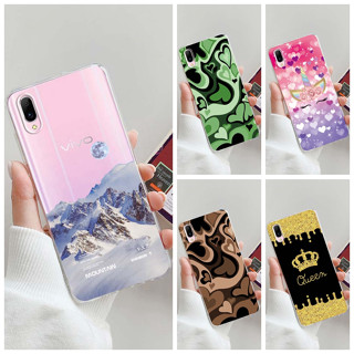 สําหรับ Vivo Y93s Y97 เคสใส รูปแบบใหม่ ทันสมัย เคสเจลลี่ TPU นิ่ม